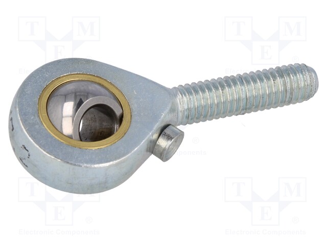 Ball joint; 6mm; Thread: M6; Mat: brass,steel; Pitch: 1,0