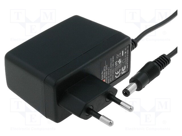 Power supply: switched-mode; 3.3VDC; 2.18A; Out: 5,5/2,1; 7.2W
