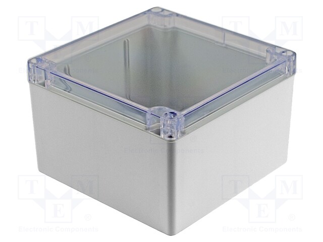 Enclosure: multipurpose; X: 140mm; Y: 140mm; Z: 90mm; 1554; grey; IP68