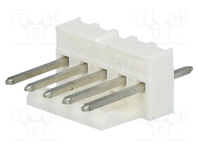 Socket; wire-board; male; KK 254; 2.54mm; PIN: 5; THT; tinned