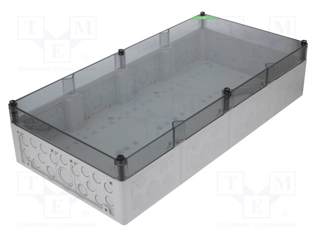 Enclosure: junction box; X: 300mm; Y: 600mm; Z: 132mm; polycarbonate