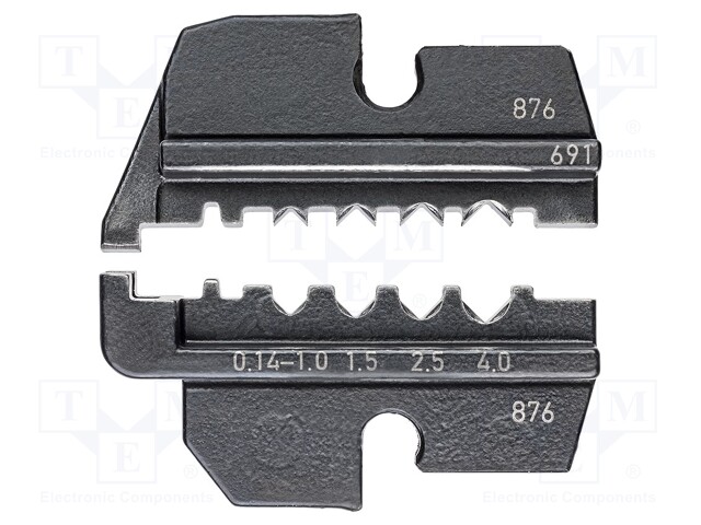 Crimping jaws; Application: KNP.9743