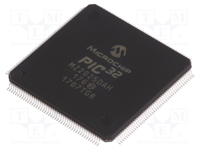 PIC microcontroller; Memory: 2048kB; SRAM: 256kB; 2.2÷3.6VDC; SMD