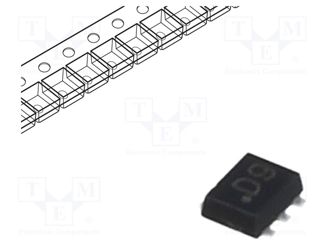 Transistor: NPN / PNP; bipolar; BRT,complementary; 50V; 0.1A