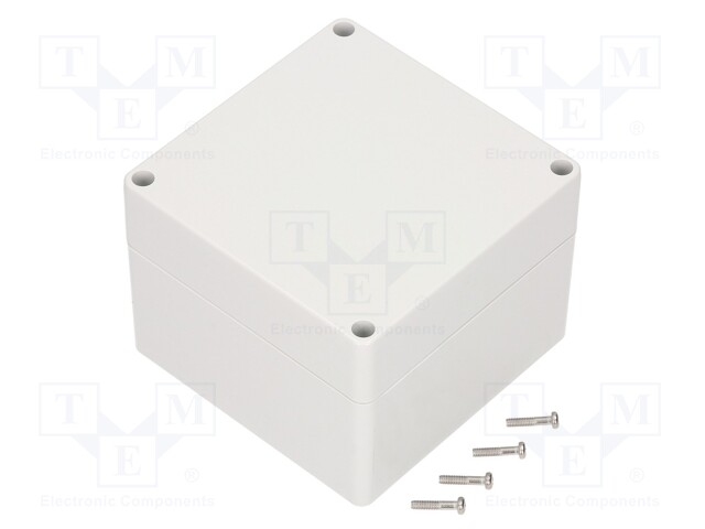 Enclosure: multipurpose; X: 120mm; Y: 120mm; Z: 90mm; polycarbonate