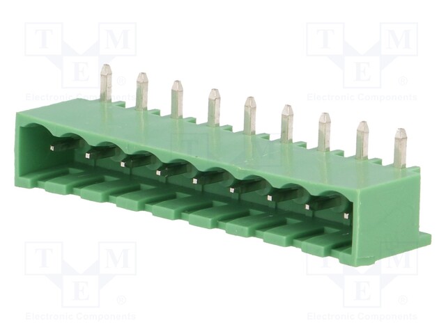 Pluggable terminal block; Contacts ph: 5mm; ways: 9; angled 90°