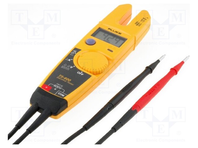 Tester: electrical; LCD (1000); VAC: 1÷600V; VDC: 1÷600V; IP52