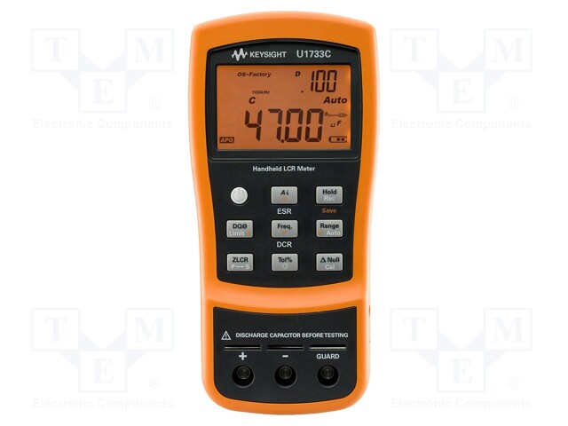 LCR meter; LCD (20000); 2/20/200/2k/20k/200k/2M/20M/200MΩ; 337g