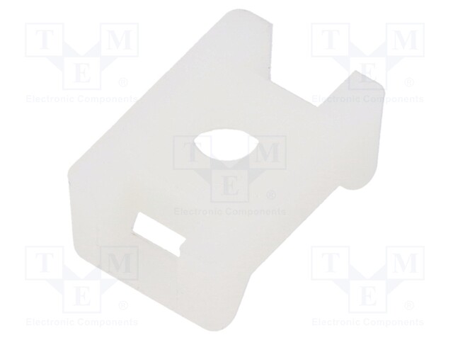 Holder; screw; polyamide; UL94V-2; natural; Tie width: 3.6mm