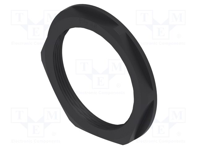 Nut; PG48; polyamide; 70mm; black; Thread: PG; Entrelec