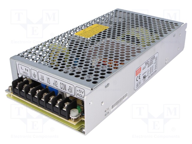Power supply: switched-mode; modular; 120W; 5VDC; 199x98x38mm