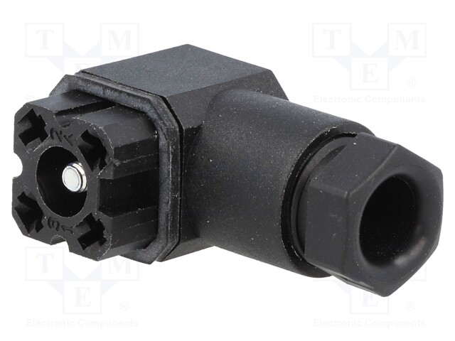 Connector: square; Series: G; plug; female; PIN: 4; tinned; IP65; 50V