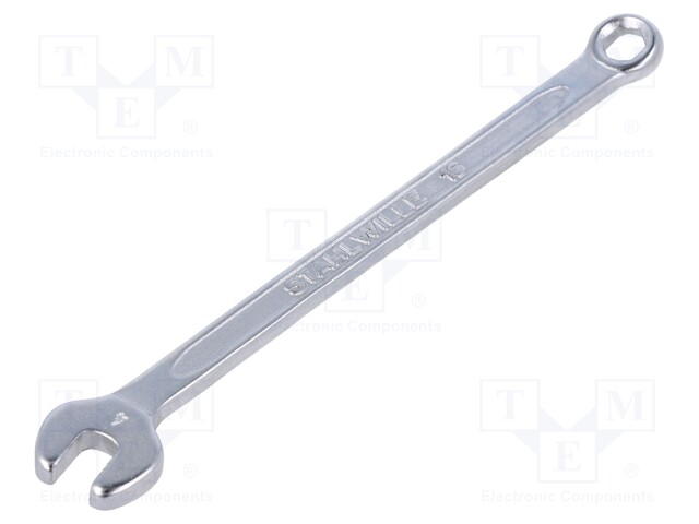 Wrench; combination spanner; 4mm; chromium plated steel; L: 85mm