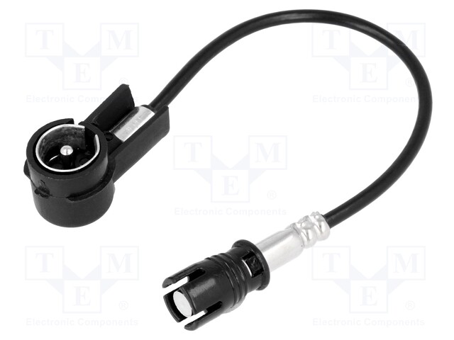 Antenna adapter; ISO plug angled,RAKU II; with lead; 0.15m