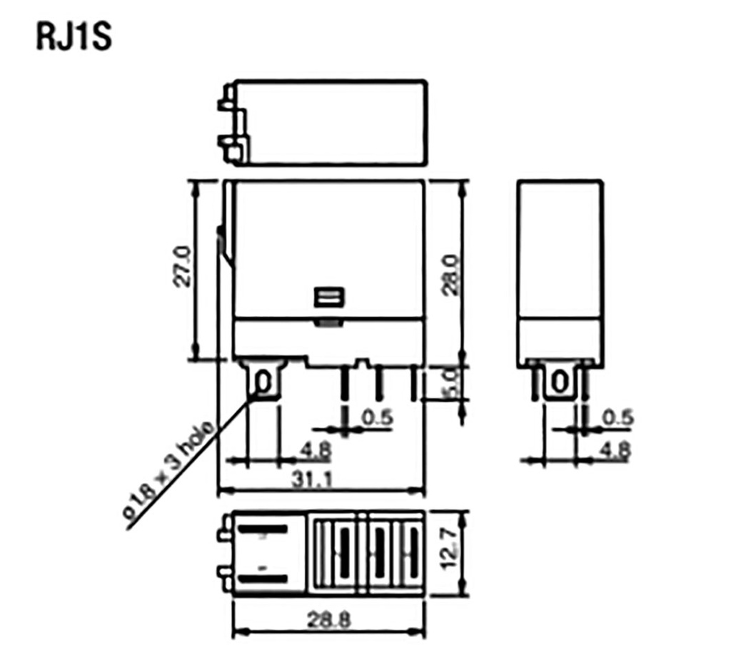 Relay: electromagnetic; SPDT; Ucoil: 24VAC; 6A/250VAC; 6A/30VDC