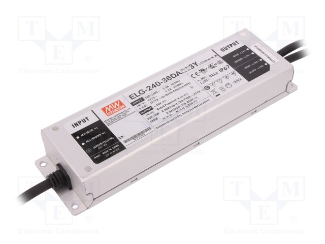 Power supply: switched-mode; Communication: DALI; LED; 239.76W