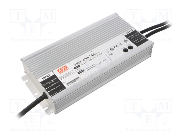 Power supply: switched-mode; to work in difficult conditions