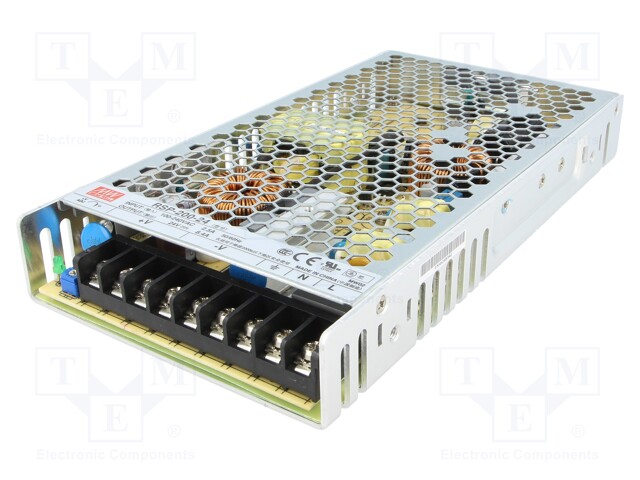 Power supply: switched-mode; modular; 201.6W; 24VDC; 215x115x30mm