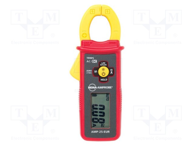 AC/DC digital clamp meter; Øcable: 25mm; LCD (6000)