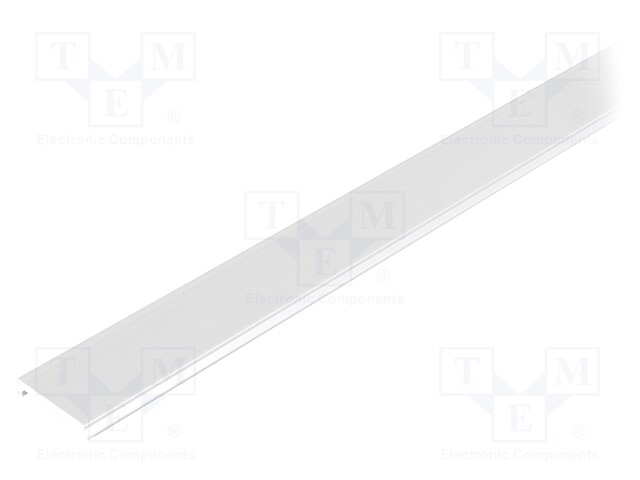 Cover for LED profiles; white; 20m; V: C2; push-in