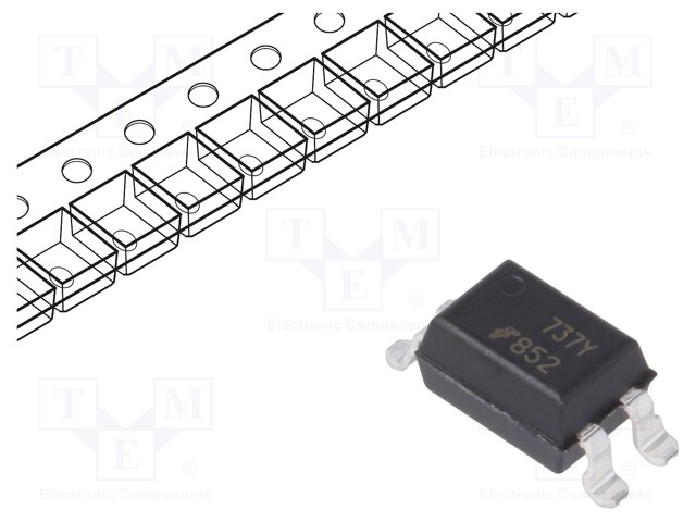 Optocoupler; SMD; Channels: 1; Out: Darlington; Uinsul: 5kV