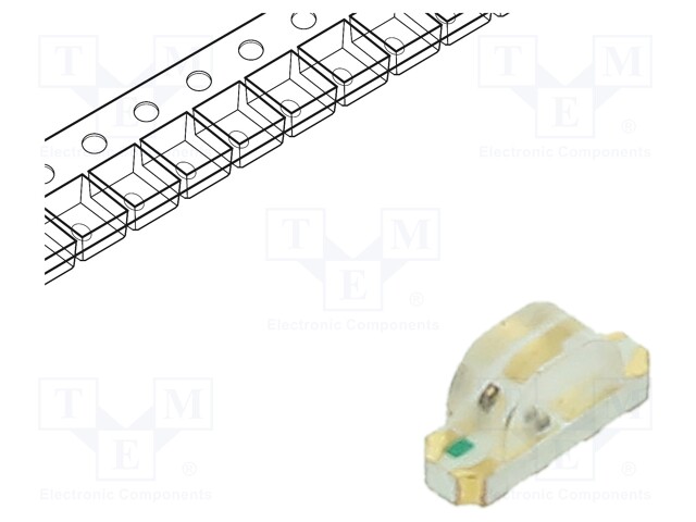 LED; SMD; 1204; amber/yellow-green; 3.2x1x1.48mm; 140°; 20mA