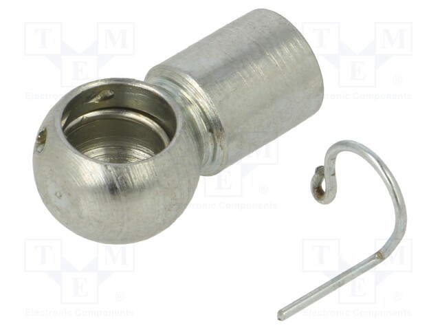 Mounting element for gas spring; Mat: zinc plated steel; 10mm