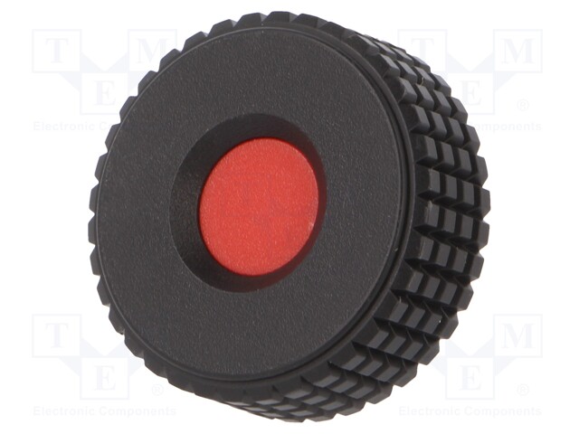 Knob; Ø: 70mm; Int.thread: M12; 20mm; H: 42mm; technopolymer (PP)