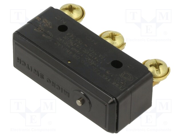 Microswitch SNAP ACTION; SPDT; ON-(ON); Pos: 2; Leads: screw