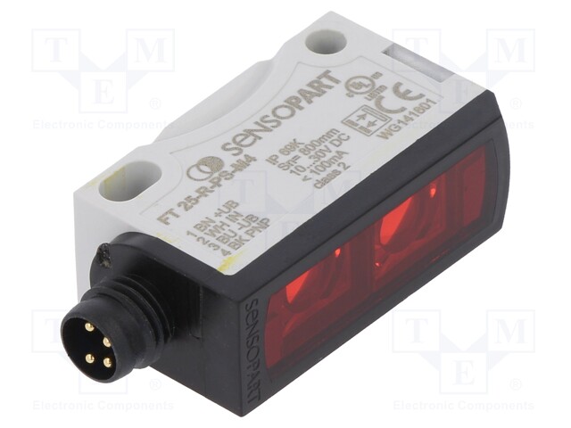 Sensor: photoelectric; Range: 0÷0.3m; PNP; DARK-ON,LIGHT-ON; 100mA