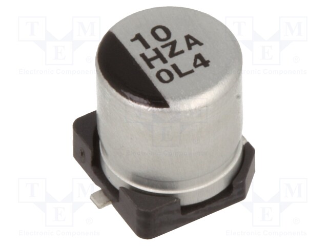 Capacitor: hybrid; 10uF; 50VDC; ESR: 120mΩ; ZA; SMD; ±20%; -55÷105°C