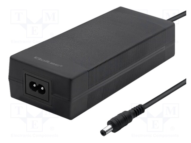 Power supply: switched-mode; 24VDC; 5A; Out: 5,5/2,5; 120W; desktop