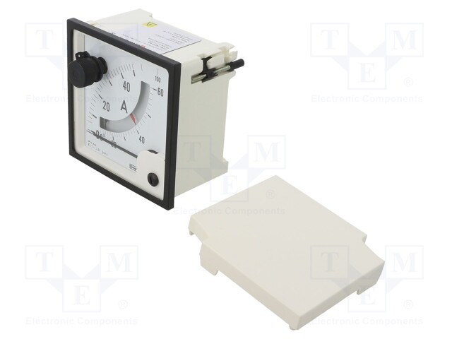 Meter: panel; analogue; 0/50÷100A,0/50÷60A; Iin: 1/1,2/2A; IP52