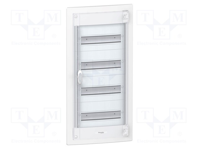 Enclosure: for modular components; IP40; plaster embedded; IK09