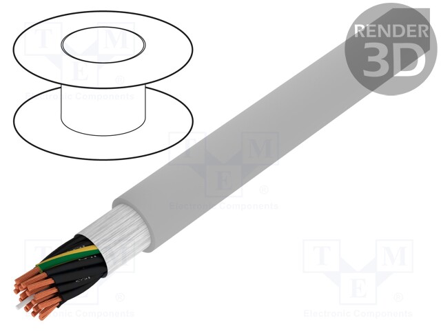 Wire: control cable; ÖLFLEX® FD CLASSIC 810; 18G0,75mm2; PVC