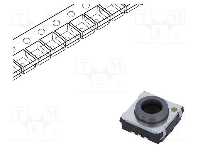 Microswitch TACT; SPST; Pos: 2; 0.05A/12VDC; SMT; none; 4N; 4.7mm