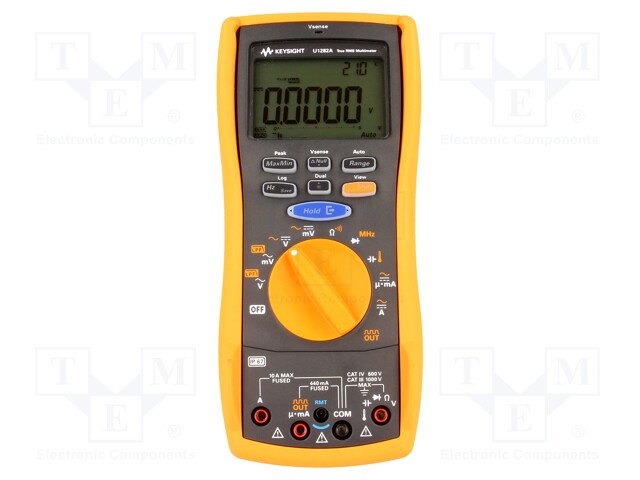 Digital multimeter; LCD 5 digits (60000); True RMS AC+DC; IP67