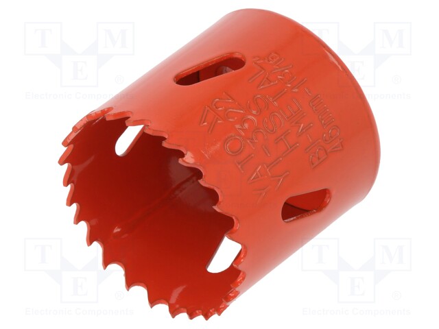 Hole saw; 46mm; Thread: 5/8"