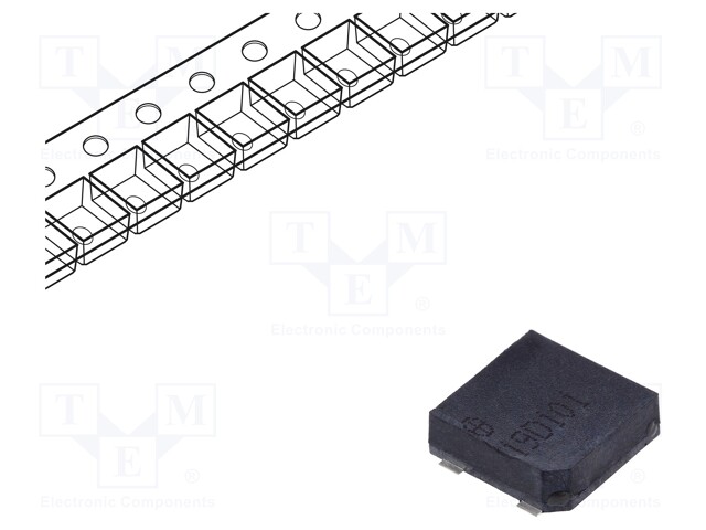 Sound transducer: elektromagnetic alarm; SMD; 2.83kHz; 100mA