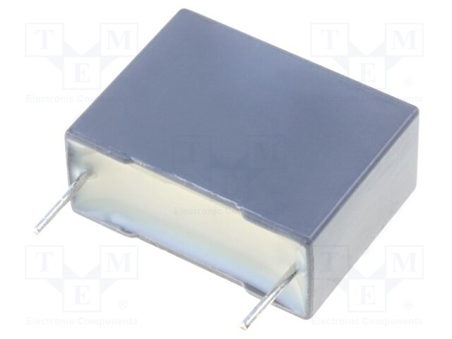 Capacitor: polypropylene; X2; 1uF; 22.5mm; ±10%; 26.5x11x20mm