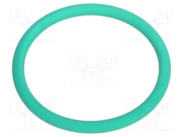 O-ring gasket; FPM; D: 2mm; Øint: 22mm; M25; green; -40÷200°C