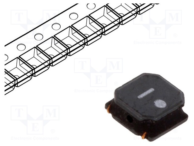 Inductor: wire; SMD; 6.8uH; Ioper: 1.45A; 98mΩ; 4x4x1.8mm; ±20%