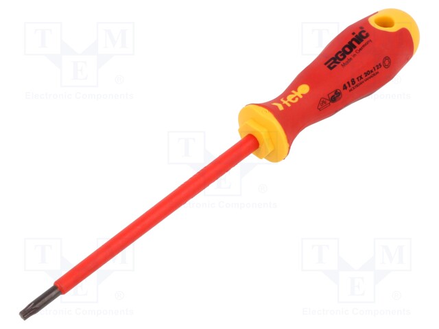 Screwdriver; insulated; Torx®; TX20; ERGONIC®