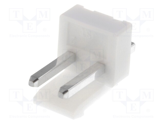 Socket; wire-board; male; VH; 3.96mm; PIN: 2; THT; 250V; 10A; -25÷85°C