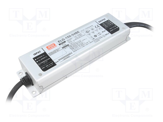 Power supply: switched-mode; LED; 135W; 54VDC; 2.8A; 100÷305VAC