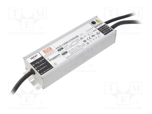 Power supply: switched-mode; LED; 150.5W; 215÷430VDC; 175÷350mA