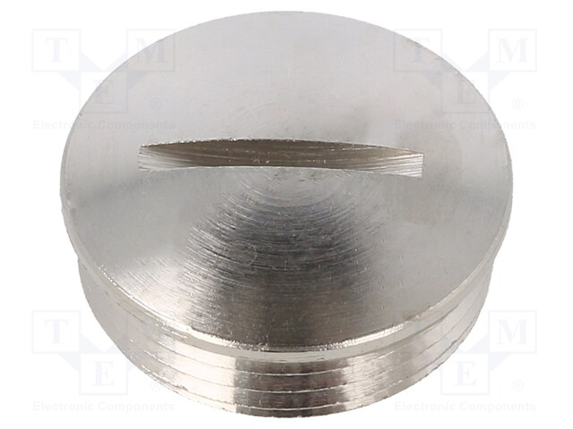 Stopper; PG16; IP54; Mat: brass; Plating: nickel; SKINDICHT® BL