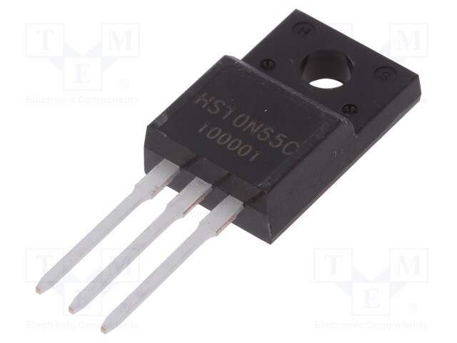 Transistor: N-MOSFET; unipolar; 650V; 10A; 27.5W; TO220F