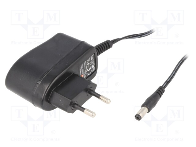 Power supply: switched-mode; 18VDC; 0.33A; Out: 5,5/2,1; 6W; 0÷40°C