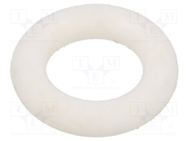 O-ring gasket; silicone; Thk: 2.5mm; Øint: 7mm; white; -60÷160°C